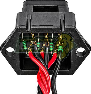 PORTAFUSIBLE DE CLAVIJA C/LED INDICADOR EMSAMBLABLE UNIVERSAL (3 FUSIBLES) 6T. (APF3L)