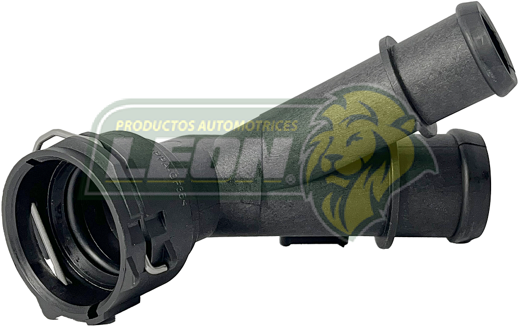 CONECTOR RADIADOR SUPERIOR VW GOLF 1.8L 15-18, GTI 2.0L 15-18, SPORTWAGEN 1.8L 15-19, AUDI A3 1.8L 15-16, A3 2.0L 17-20, A3 QUATTRO 2.0L 15-20, TT QUATTRO 2.0L 16-18 (120-203, 5Q0122291DA, 5Q0122101FR)