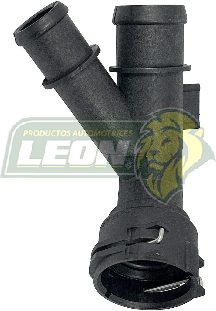 CONECTOR RADIADOR SUPERIOR VW GOLF 1.8L 15-18, GTI 2.0L 15-18, SPORTWAGEN 1.8L 15-19, AUDI A3 1.8L 15-16, A3 2.0L 17-20, A3 QUATTRO 2.0L 15-20, TT QUATTRO 2.0L 16-18 (120-203, 5Q0122291DA, 5Q0122101FR)