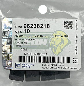 BUJE HORQUILLA CLUTCH G.M. AVEO 09-14, SPARK 11-19, PONTIAC MATIZ 98-09  (P/CABLE SELECTOR CAMBIOS) GM GENUINE PARTS