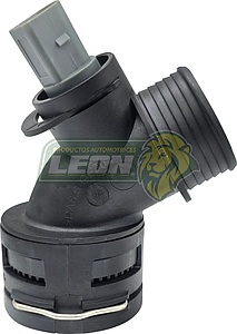 CONECTOR RADIADOR INFERIOR VW TOUAREG 3.6L 07-10, AUDI Q7 3.6L 07-10, PORSCHE CAYENNE 3.6L 08-10 PLASTICO (120-327)