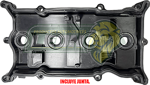 TAPA PUNTERIAS NISSAN PK-UP D23 NP300 2.5L 16V, 16-21, FRONTIER 16-22 2.5L GASOLINA, ROGUE 08-13, ALTIMA 07-13, SENTRA 07-12, X-TRAL, 07-14 2.5L, NV350 19-22 (INCLUYE JUNTA, TAPON, VÁLVULA Y 10 TORNILLOS)