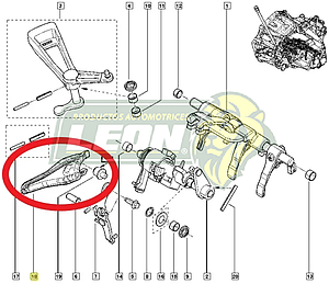 HORQUILLA CLUTCH RENAULT KWID L3 1.0L 19-23 (305734334R) CHROMITE