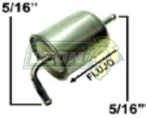 FILTRO GASOLINA NISSAN ALTIMA, PK-UP Y KING CAB L4 2.4L 94-99, ICHI-VAN 92-93