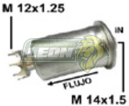 FILTRO GASOLINA TOYOTA AUTOS Y CAMIONETAS 83-94