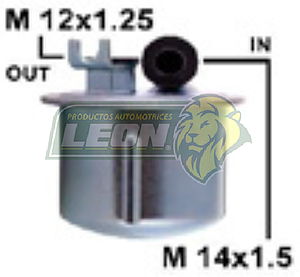 FILTRO GASOLINA HONDA PRELUDE92-97, CIVIC 92-94, ACCORD 90-93 L4