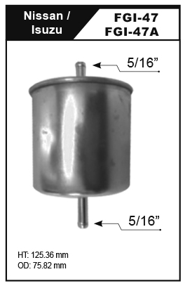 FILTRO GASOLINA NISSAN PATHFINDER V6 94-98, 300 ZX V6 Y V8