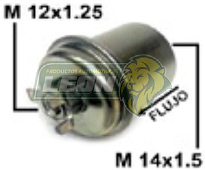 FILTRO GASOLINA HONDA ACCORD 95-98, CIVIC, DEL SOL
