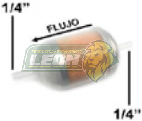 FILTRO GASOLINA VW COMBI, PANEL M.1600 PLASTICO