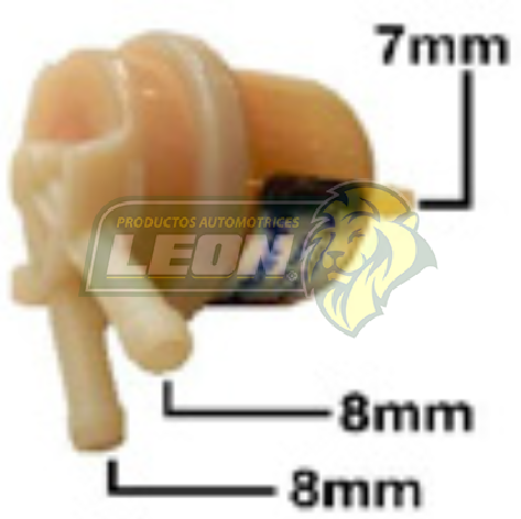 FILTRO GASOLINA SUBARU AUTOS 82-94 PLASTICO