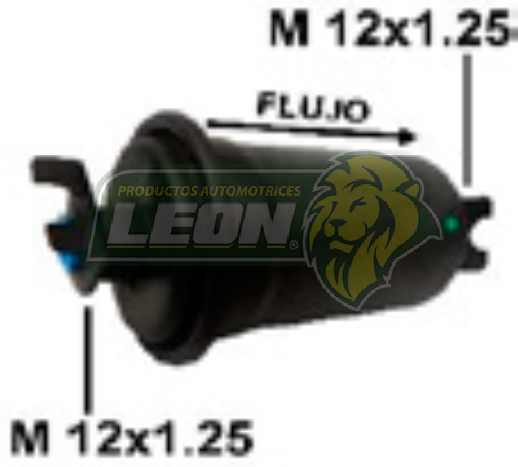 FILTRO GASOLINA DODGE H-100 VAN 90-92