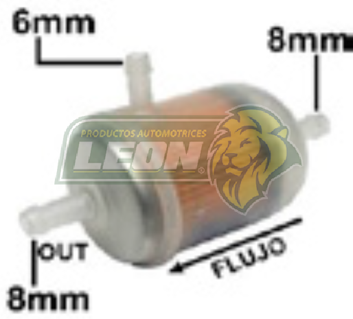 FILTRO GASOLINA CHRYSLER “K” VARIOS PLASTICO