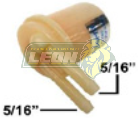 FILTRO GASOLINA NISSAN PK-UP 2.0 Y 2.4L 81-84 CARBURADOS PLASTICO