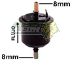 FILTRO GASOLINA VERNA BY DODGE 04-06 L4 1.5 12V, 1.6L 16V F.I.