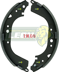 BALATA FRENO TAMBOR R.T. NISSAN D21, D22, 4X4, TOYOTA LAND CRUISER 75-90, 4 RUNNER 85-00, PK-UP T100 4WD 93-95