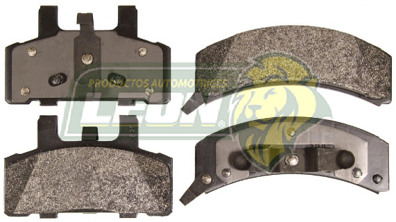 BALATA F.D. R.D. DODGE RAM 1500 94-98, CHEVROLET C-15 86-99, C-20 86-00, EXPRESS VAN 1500, 2500 98-02, SUBURBAN 94-99 =7259-D369 (DELANTERA)