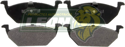 BALATA F.D. R.D. VW BEETLE 98-08, CABRIO 03-05 JETTA A4 99-08 2.0L, POLO 1.6L 03-08, LUPO 1.6 L 05-07, CROSSFOX 2007, AUDI A3 01-04 05, SEAT IBIZA STELLA , LEON 01-05, TOLEDO 01-05,  EN ADELANTE c/SEGURO TRASERO SIN SENSOR