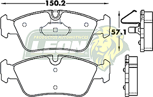 BALATA F.D. R.D. HONDA ACCORD 05-09