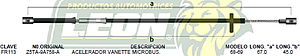 CHICOTE ACEL. VANETTE MICROBUS 68-69