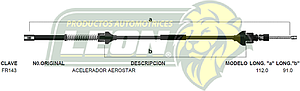 CHICOTE ACEL. AEROSTAR