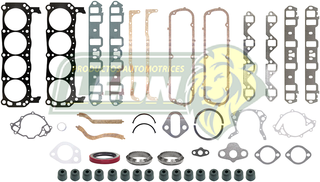 JUNTA MOTOR FORD V8 M.260, 289, 302, 62-84 (FS-360-1/FS-360-R) (JGO.)