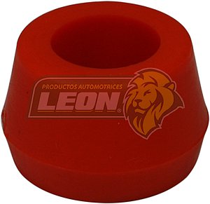 GOMA AMORTIGUADOR CONICA SENCILLA URVAN, NV350, PK-UP TRASERA ØI: 0.65”, DE: 1.17”, H: 0.74” POLIURETANO