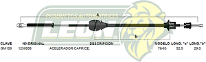CHICOTE ACEL. CAPRICE 78-83