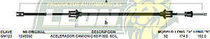 CHICOTE ACEL. CAMION C-60, P-300 6C. 92