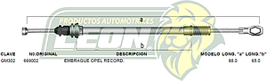 CHICOTE EMBR. OPEL RECORD