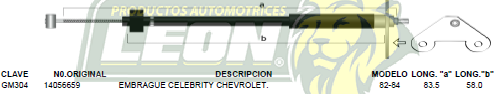 CHICOTE EMBR. CELEBRITY 82-84