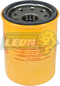 FILTRO ACEITE NISSAN “CORTO ” PK-UP 04-10, NP300 11-13, NV1500, NV2500 Y NV3500 12-16, ALTIMA 98-08, ARMADA 04-15, FRONTIER 98-16, MAXIMA 95-05, QUEST 99-05, PATHFINDER 96-12, URVAN 00-10 Y NV350 13-15, MURANO 03-07, SENTRA 01-11, TITAN 04-15, X-TERRA 00-15, X-TRAIL 08-10, ACURA MDX 01-17, CSX 06-11, DODGE i10 12-13, SEBRING 01-05, FIAT GRANDE PUNTO 07-09, UNO 14-17, HONDA ACCORD 84-17, CIVIC 88-16, CITY 10-15, CRV 05-16, ELEMENT 03-11, FIT 06-17, ODYSSEY 95-16, PASSPORT 94-02, PILOT 05-16, PRELUDE 83-01, RIDGELINE 07-17, HYUNDAI GRAND i10 2015 SERVICIO PESADO NISSAN, KOMATSU EXCAVADORA, JOHN DEERE, ISUZU, CATERPILLAR, CASE