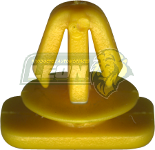 GRAPA PLASTICA MOLDURA FORD 2 CABEZAS (1 CUADRADA 1 REDONDA)