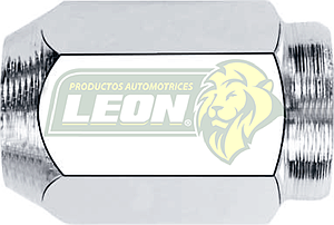 TUERCA CROMADA PLACACERO NISSAN CORTA 12x1.25 mm LL. 19 mm