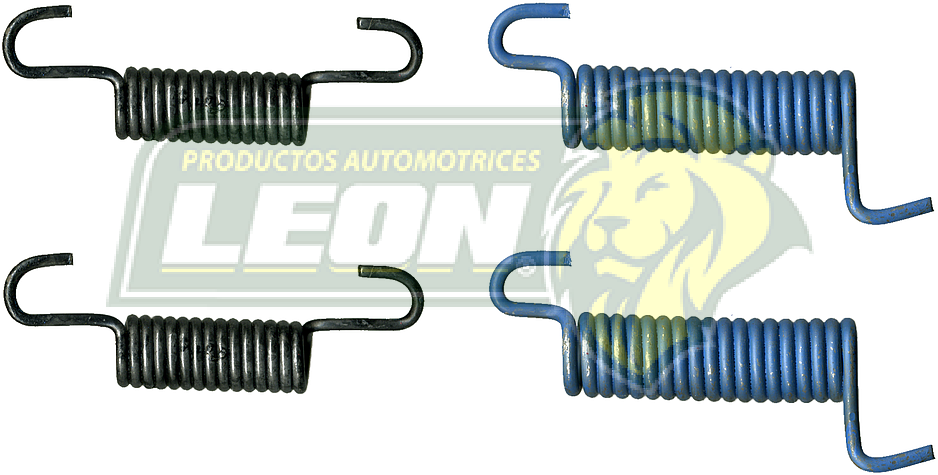 JUEGO RESORTE R.T. L, R CHRYSLER “K”, VOLARE, DART, MAGNUM, LeBARON, NEW YORKER, SHADOW 82-84 (JR1100)