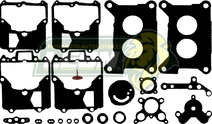 JUNTA CARB. FORD MUSTANG, MAVERICK, GALAXIE, LTD 76-91 V8, F-150 CARB. MOTORCRAFT 2G.