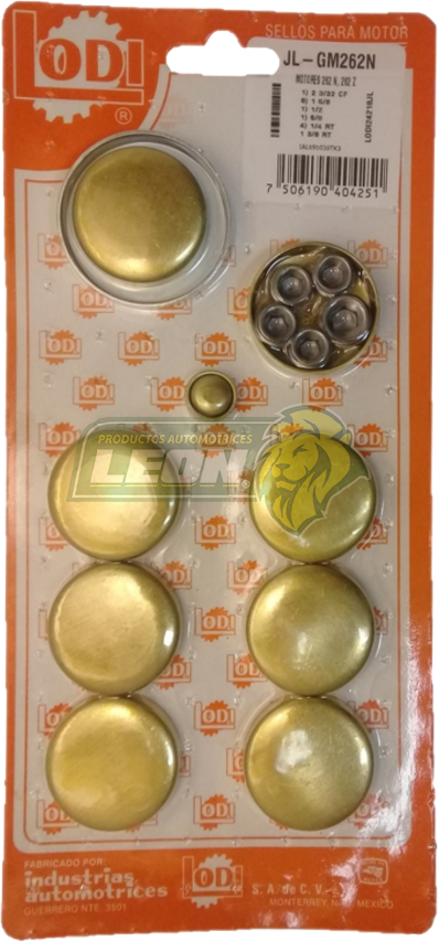 JUEGO SELLO MONOBLOCK G.M. (N, Z) ASTRO, BLAZER, C-10, C-20, 1500, 2500 PK-UP, CAPRICE, S-10, BLAZER, S-10, PICK-UP 6C. M.262 4.3L 85-93