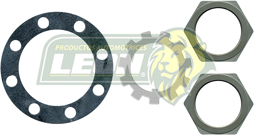 KIT TUERCA (1) R.T. DODGE D300 73-90, D350 73-90 DOBLE RODADO 2”-16H. KRT402