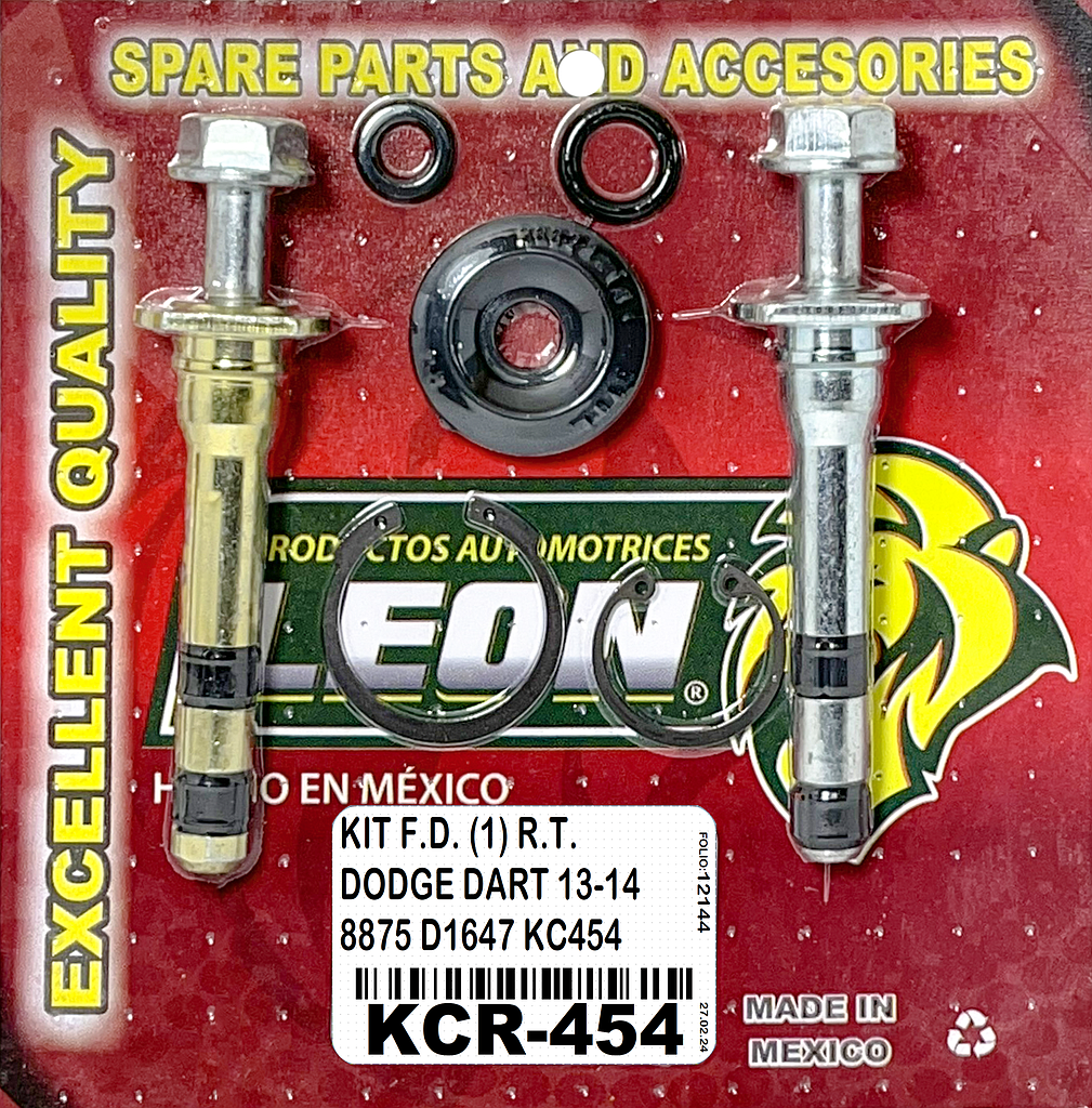 KIT F.D. (1) R.T. DODGE DART 13-14 8875 D1647 KC454