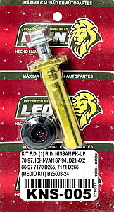 KIT F.D. (1) R.D. NISSAN PK-UP 78-97, ICHI-VAN 87-94, D21 4X2 86-97 7170 D265, 7171 D266 (MEDIO KIT) B26003-24