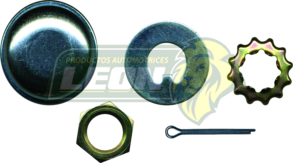 KIT TUERCA (1) R.D. TOYOTA HILUX 4x4 84-00, PK-UP 84-00, TACOMA 95-03, LAND CRUISER 79-07, HIACE 89-05 19x1.5 mm KRD601