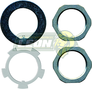KIT TUERCA (1) R.D. TOYOTA HILUX 4x4 84-00, PK-UP 84-00, TACOMA 95-03, LAND CRUISER 79-07, HIACE 89-05 42x1.5 mm (43521-60011K) KRD602