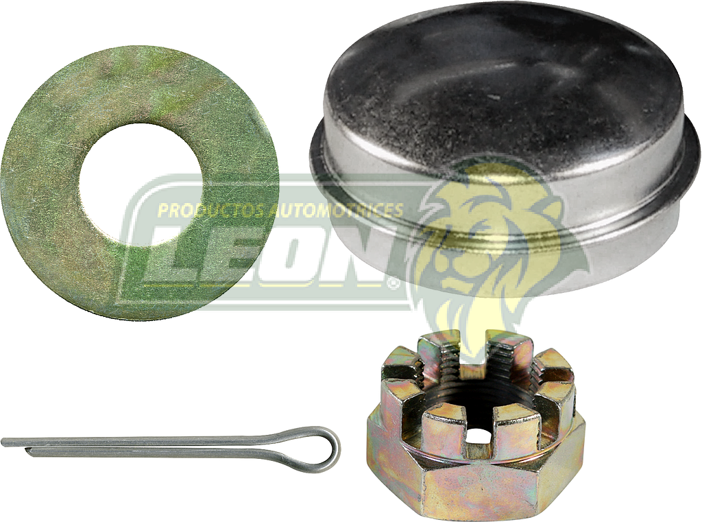 KIT TUERCA (1) R.D. TOYOTA DYNA 88-05, DAIHATSU UB 5.8L 88-05, HX 88-05, DELTA 88-05 24x1.50 mm KRD603