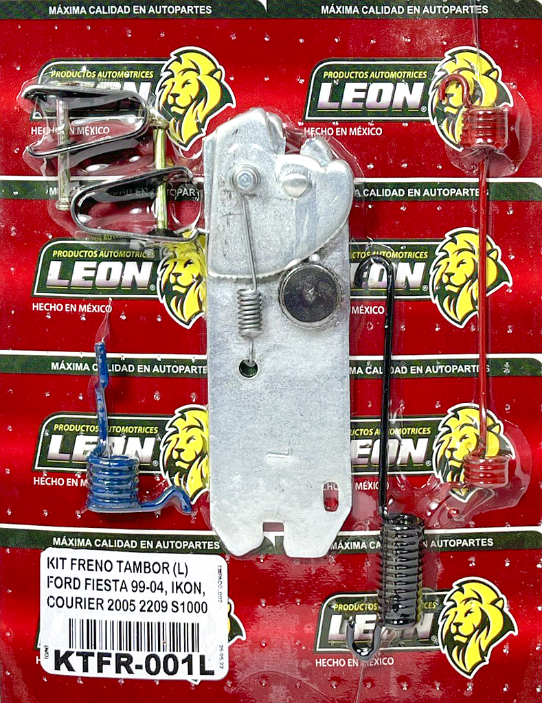 KIT FRENO TAMBOR (L) FORD FIESTA 99-04, IKON, COURIER 2005 2209 S1000