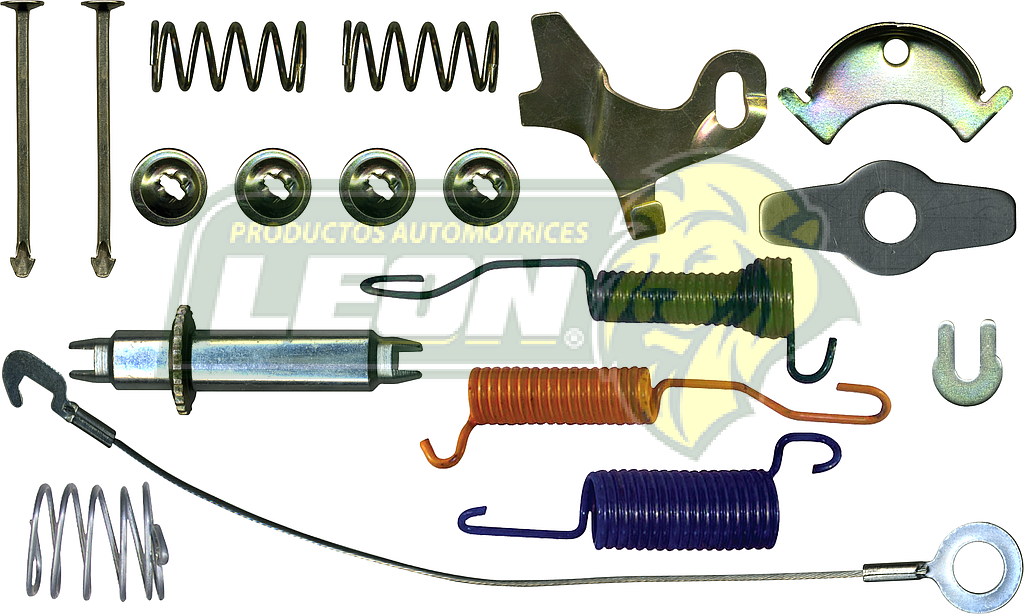 KIT FRENO TAMBOR (L) FORD AEROSTAR 90-97, MAVERICK 74-77, FAIRMONT 78-83, MUSTANG 84-88 2012AT 151, 208AT S581 KT301L