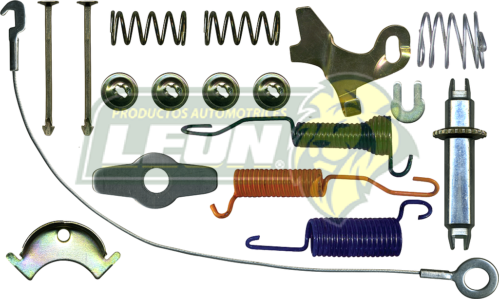 KIT FRENO TAMBOR (R) FORD GALAXIE 500 73-80, F100 76-86, F150 76-86, ECONOLINE 91-96, E150 73-90, DODGE MONACO 76-77, PK-UP D100 73-90, D150 73-90 2081TT 264, 2141AT 582 KT302R