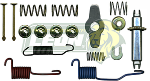 KIT FRENO TAMBOR (R) G.M. IMPALA 71-75, CHEVELLE 71-86, NOVA 73-83, CAPRICE 76-82 2117 242 KT201R