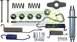 KIT FRENO TAMBOR (L) G.M. MICROBUS 90-96, C30 90-96, SUBURBAN 1500-4000 94-02, SIERRA 2500-3500 4-02, DODGE RAM CHARGER 2500-4000 94-02 2042 S451, 2157AT S656 KT203L