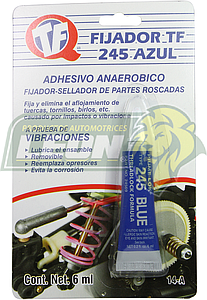 FIJADOR TF-245 AZUL POTENCIA 800 psi TUBO 6 ml