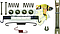 KIT FRENO TAMBOR (R) NISSAN PK-UP D21 91-15, FRONTIER 98-08, URVAN GASOLINA Y DIESEL 02-17, NV350 13-14, NV300 07-13, NP300 D22 11-14, MAXIMA 91-92 1399-574 KT406R