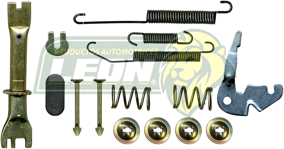 KIT FRENO TAMBOR (L) NISSAN TIIDA 07-16, MITSUBISHI LANCER 08-15, MIRAGE G4 15-16, DODGE ATTITUDE 15-18 1624 S924 KT418L